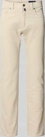 Pierre Cardin Regular Fit Cordhose mit Eingrifftaschen Modell Laval in Ecru, Größe 34/30