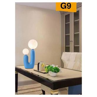 Trade Shop Trade Shop Traesio - Trade Shop - Lampada Led Por Tavolo Lume Alien Attacco 2xg9 Max 60w Ip20 Variaciones D14 - Azul