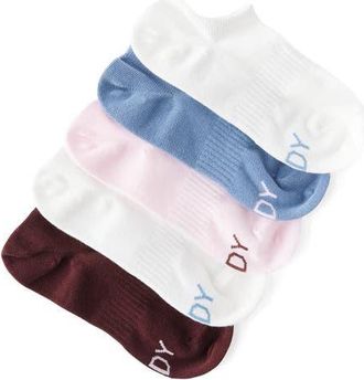 Cotton On Womens Active Body Low Cut Sneaker Socks 5Pk in Choc Plum Multi at Nordstrom