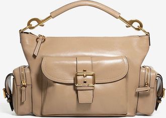 Chloé Schultertasche aus glänzendem Leder Camera