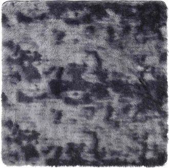 vidaXL Shaggy Rug High Pile navarra Dark Grey 200x200 cm Polyester Vidaxl