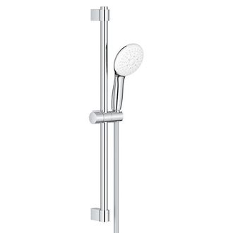 GROHE Tempesta 110 Glijstangset - 60cm - ronde handdouche - 3 straalsoort - gladde doucheslang - chroom