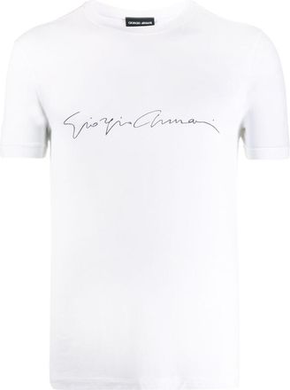 Giorgio Armani White Logo T-Shirt