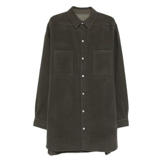 Rick Owens Double-pocket Wool Shirt Jacket