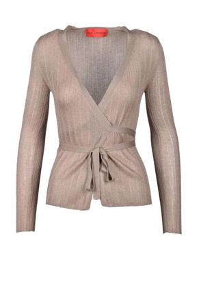 Wild Cashmere Wrap Cardigan - Taupe