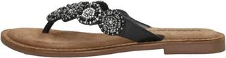 Lazamani Teenslippers - Dames - Slippers - Zwart - 38 EU - Schoenen