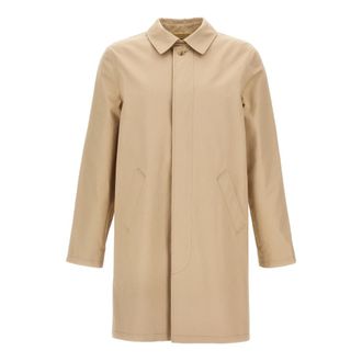 A.P.C. Mac Ville Trenchcoat - Heren - Mantel - Beige - XL - Katoen - Jassen