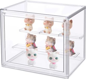 OEM Vitrina Acrylico 27x18x22 Cm - Apilable - Puerta Magnetica - Para Figuras Coleccionables - Unidad
