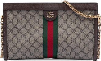 Gucci Pre-owned Gucci Medium GG Supreme Web Ophidia Chain Shoulder Bag Ladies 503876 213317