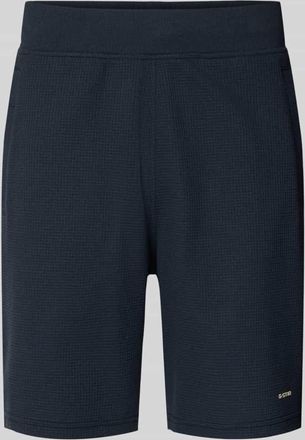 G-Star Straight Fit Shorts mit Strukturmuster in Marine, Gr&ouml;&szlig;e XXL