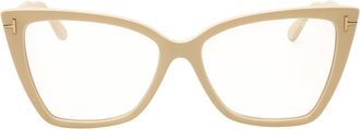 Tom Ford FT5844B Cat Eye Eyeglasses - Ivory