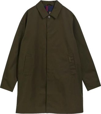 Barbour Lorden Waterdichte Jas - Heren - Regenjassen - Groen - M - Katoen - Jassen