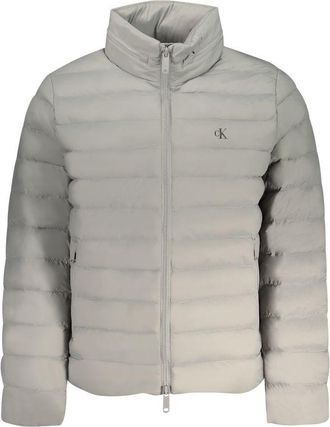 Calvin Klein Gray Nylon Mens Mens Jacket