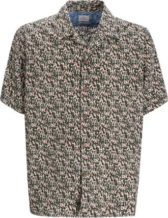 Paul Smith Camicia in cotone con stampa - Nero