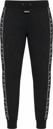 Philipp Plein Heren, Broeken, Zwart, Maat: S Katoen