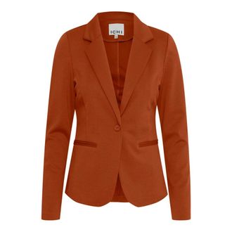 Ichi Ichi - Ihkate BL Jacket - Dames - Jassen - Bruin - Maat: XS Leer