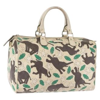 Gucci Pre-owned Handbags, female, White, Size: ONE SIZE Pre-owned Plastic Handbag