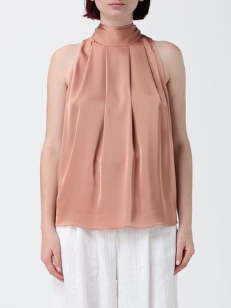 H Couture Satin Top with Flowers