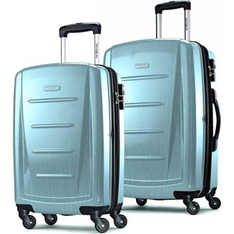 Samsonite Winfield 2 (20/28) 2-Piece Set Hardside Expandable Luggage with Spinner Wheels in Ice Blue at Nordstrom