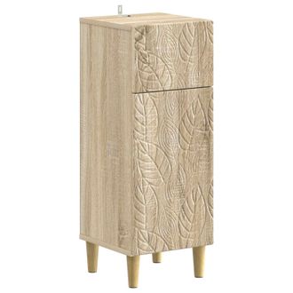 vidaXL Armario De Almacenamiento Para Ba&ntilde;o Delft Roble Sonoma Vidaxl