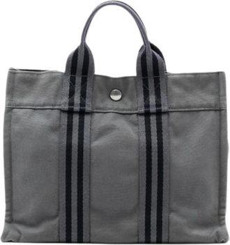 Herm&egrave;s Pre-owned Fourre Tout PM - Dames - Vintage Shopper - Grijs - ONE Size - Vintage
