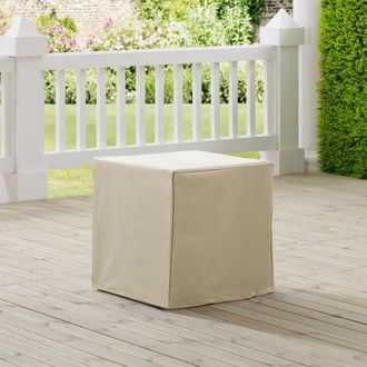 Crosley Furniture Outdoor End Table Furniture Cover Tan