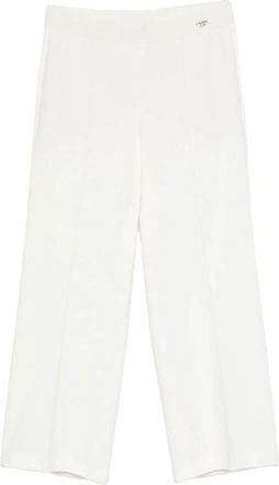 Cambio Cameron Broeken - Dames - Wijde Broeken - Wit - 2XL - Polyester - Broeken