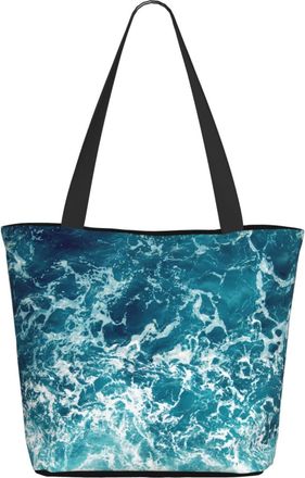 AOOEDM Ocean Beach Ladies Shopping Bag 13x11x7in.The Perfect ValentineS Day Gift.It Is The Best ValentineS Day Gift For Mom, Daughter, Wife,Etc