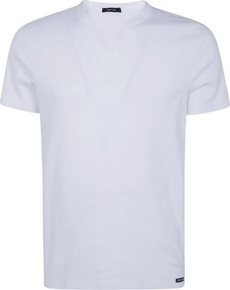 Tom Ford Tops, Heren, Wit, XL, T-Shirts