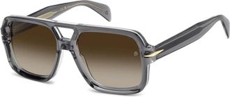 Eyewear by David Beckham DB 7151/S Cbl(Ha) Zonnebril - Heren - Accessoires - Grijs - Maat: 55 MM