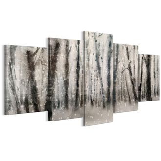OEM Cuadro Sobre Lienzo Italiano De 100 X 50 Cm, Pent&aacute;ptico - Estilo Cl&aacute;sico - Naturaleza Cuadro Sobre Lienzo Italiano De 200 X 100 Cm, Pent&aacute;ptico - Estil