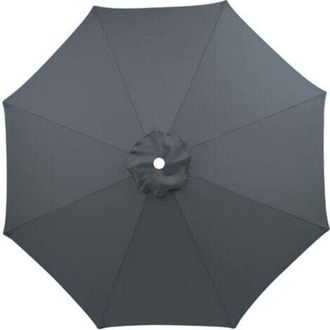 OEM Toldo De Repuesto Para Sombrillas De 3 M: Gris, Impermeable, Resistente A Los Rayos Uv, Lavable Y Transpirable