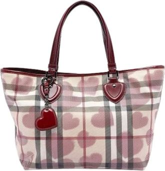 Burberry Pre-owned Tote Bags, female, Multicolor, Size: ONE SIZE Pre-owned Tote Bag