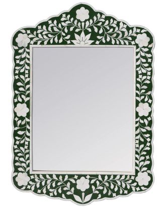 Butler Butler Specialty Company Vivienne 20In X 28In Bone Inlay Vertical Wall Mirror
