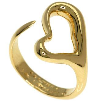 Tiffany & Co. Open Heart Yellow Gold (18K) Band Ring (Pre-Owned)