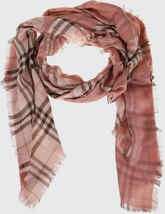 Burberry Sciarpa in misto lana e seta con motivo check