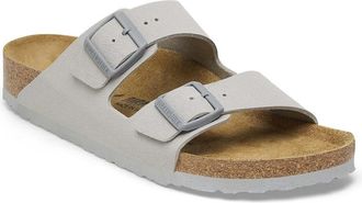 Birkenstock Arizona Birko-Flor Slippers - Heren - Sandalen - Grijs - 45 EU - Schoenen
