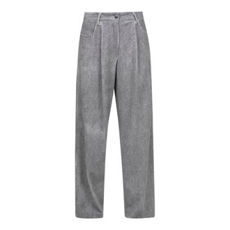 8pm 8Pm, Dames, Broeken, Grijs, Maat: S Corduroy