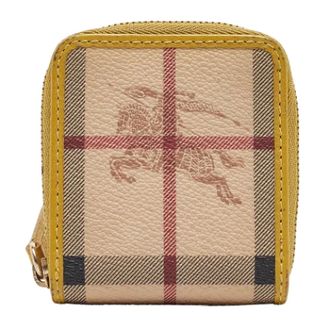 Burberry Pre-owned Wallets, female, Beige, Size: ONE SIZE Pre-owned Leather wallets