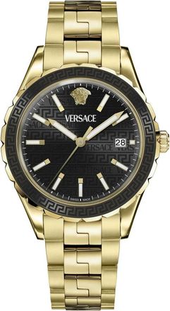 Versace Horloges - Heren - Horloges - Geel - ONE Size - Accessoires