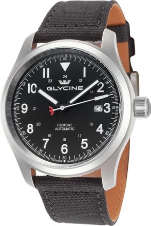 Glycine Combat Field Automatic Black Dial Mens Watch GL0560