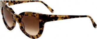 Kate Young for Tura Womens K514 50 TOR Christy Sunglasses - Brown - One Size