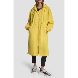 DKNY 1989 Logo Walker Anorak in Taxi Cab Yellow at Nordstrom, Size X-Large