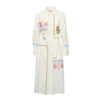 Max Mara Shirt Dresses, female, White, Size: S Chemisier Lungo Wkdgru
