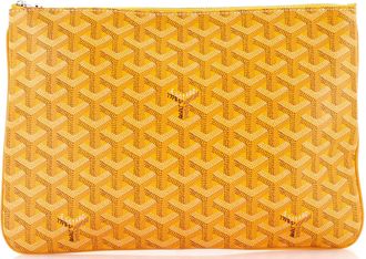 Goyard Senat Zip Pouch Coated Canvas MM