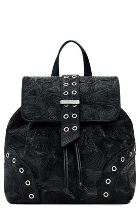 Desigual Mini Faux Leather Backpack in Black at Nordstrom