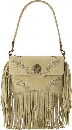 Kurt Geiger Small Oxford Fringe Shoulder Bag in Beige Oth at Nordstrom