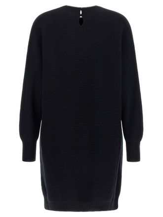 Brunello Cucinelli Precious Collar Dress - Black