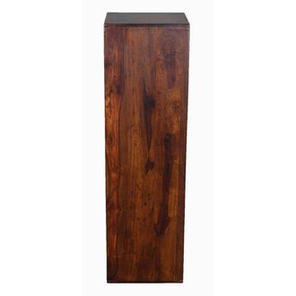 Jaipur Furniture Jaipur Large Lamp Table - Sheesham Wood - L25 x W25 x H85 cm - Honey Dark Finish in Brown