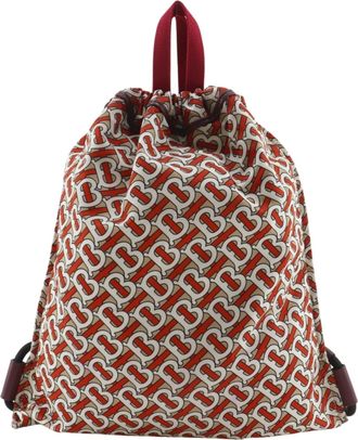 Burberry Orange Nylon Backpack (Pre-Owned)